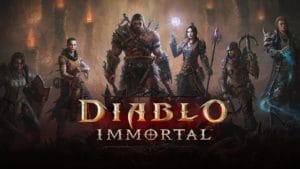 diablo immortal logo and characters