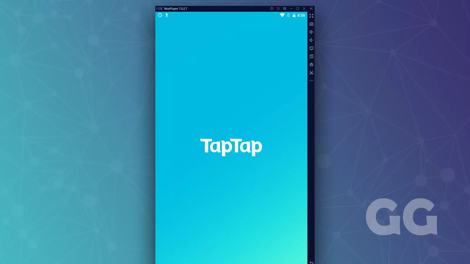 nox player vertical app and taptap logo
