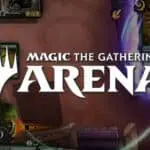 magic the gathering arena logo and background