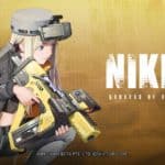 nikke goddess of victory character with yellow gun