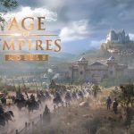 age of empires logo and scenery