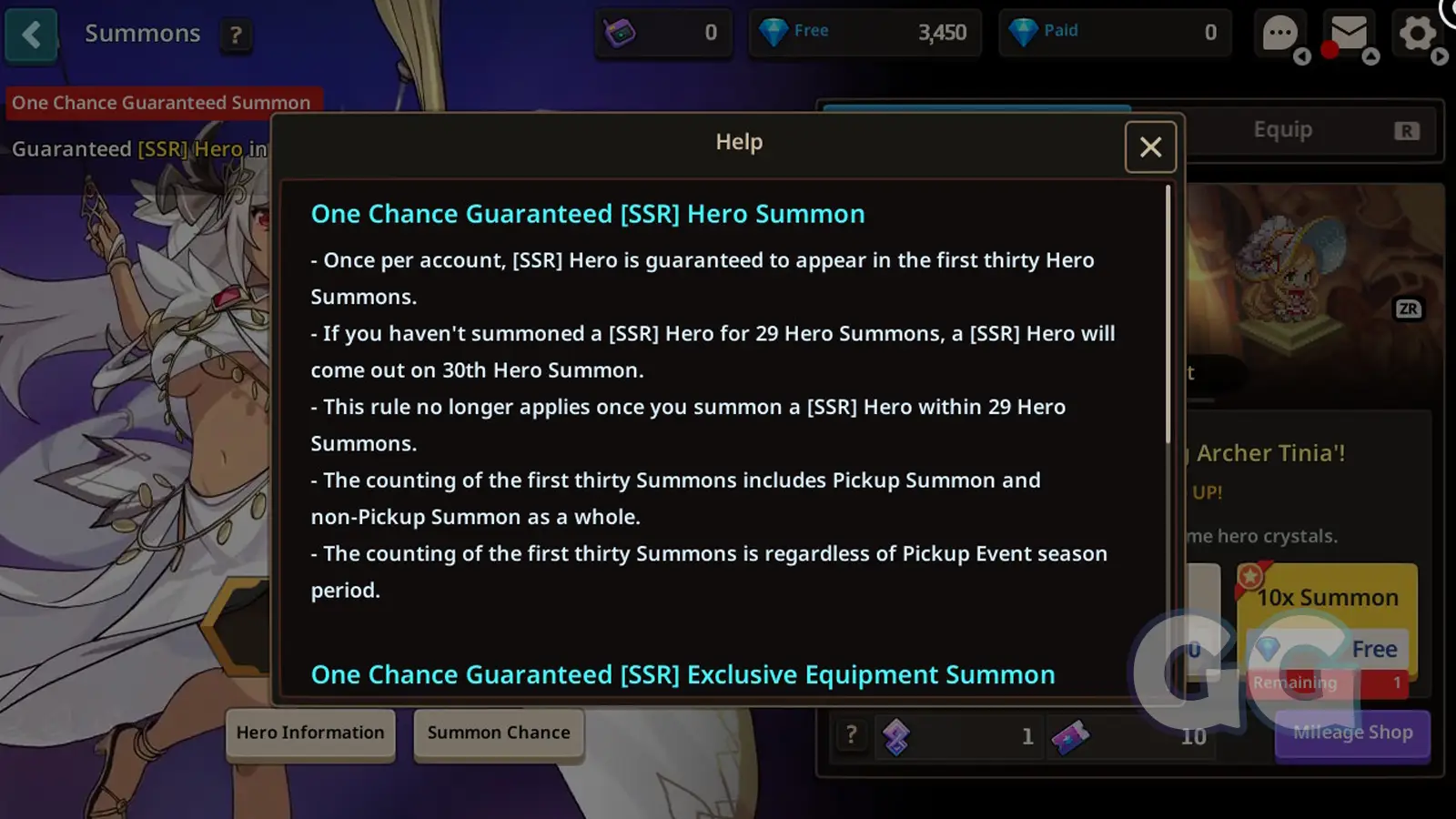 beginners summons pity prompt in guardian tales