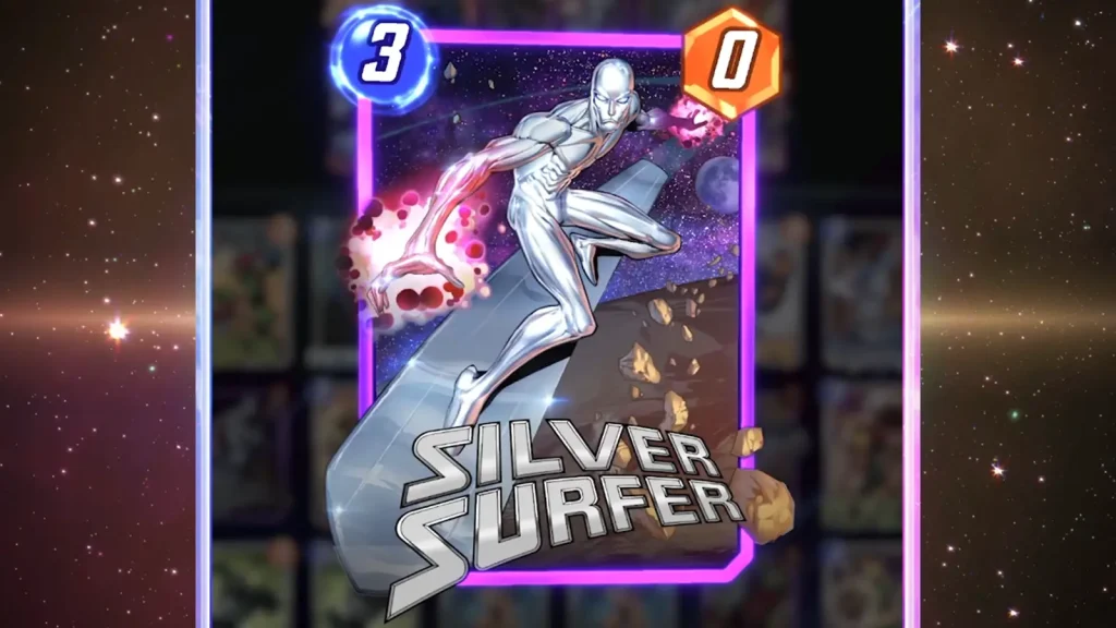silver surfer card in marvel snap