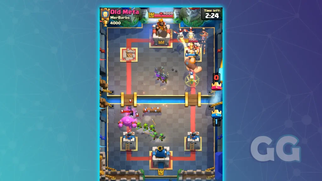 clash royale gameplay in portrait mode