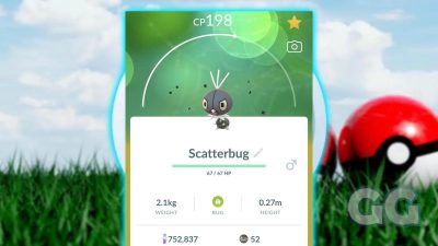 scatterbug screenshot in pokemon go