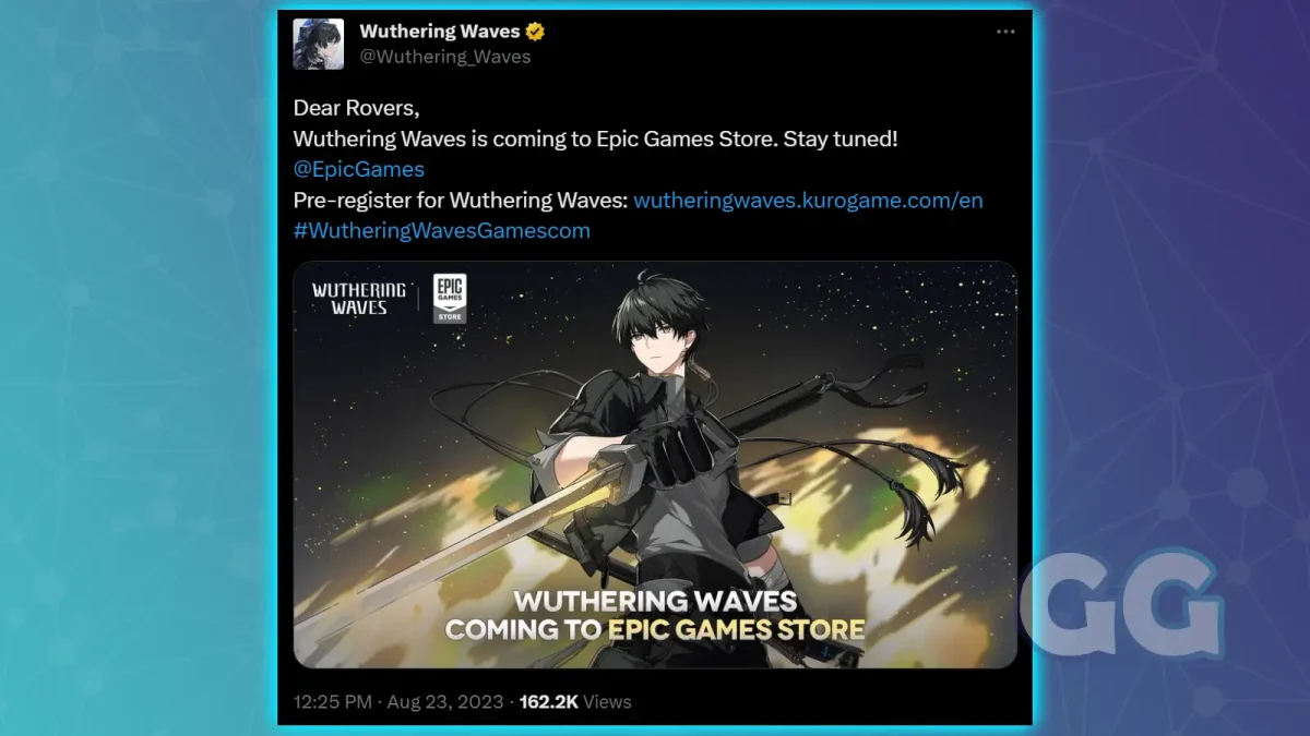 wuthering waves epic games store announcement