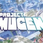 project mugen logo with money falling
